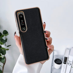 Estuche para teléfono de cuero genuino Luola...