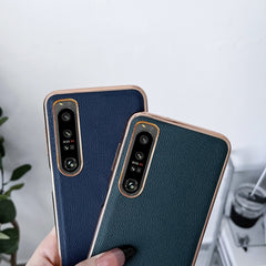 Estuche para teléfono de cuero genuino Luola...