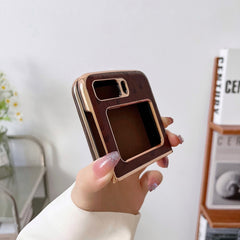 Estuche para teléfono con nanochapado en pie...