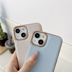 Estuche para teléfono de cuero genuino con n...