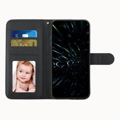 Estuche para teléfono de cuero con hebilla d...