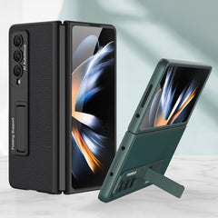 Estuche para teléfono completo de cuero liso...