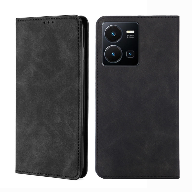 Estuche para teléfono de cuero magnético Ski...