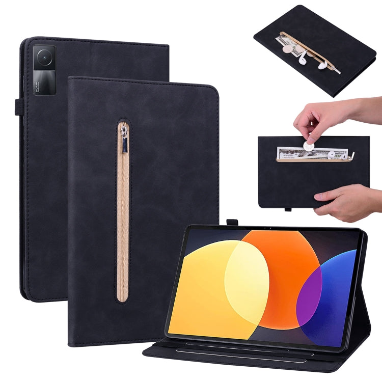 Estuche para tableta de cuero con cremallera...