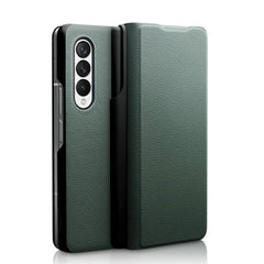 Estuche para teléfono de cuero genuino magné...