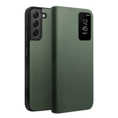 Estuche para teléfono de cuero genuino magné...
