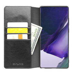 Funda de teléfono de cuero genuino QIALINO  ...