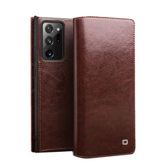 Funda de teléfono de cuero genuino QIALINO  ...