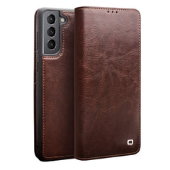 Funda de teléfono de cuero genuino QIALINO  ...
