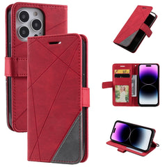 Estuche para teléfono de cuero con empalme d...