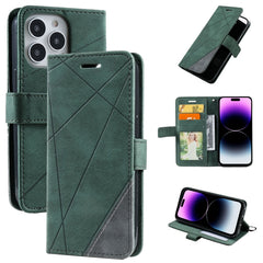 Estuche para teléfono de cuero con empalme d...