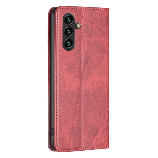 Estuche para teléfono de cuero magnético inv...