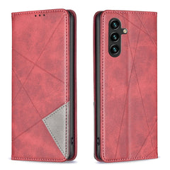 Estuche para teléfono de cuero magnético inv...