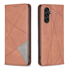 Estuche para teléfono de cuero magnético inv...