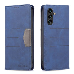 Estuche para teléfono de cuero con tapa magn...