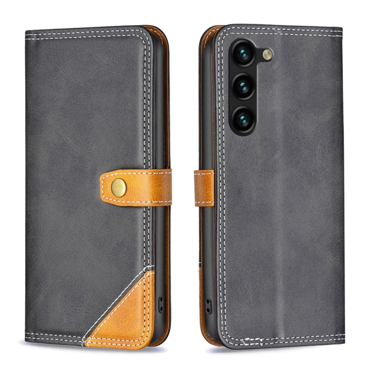 Estuche para teléfono de cuero con doble hil...