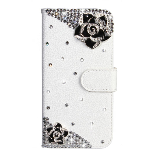 Estuche de cuero con diamantes de imitación ...