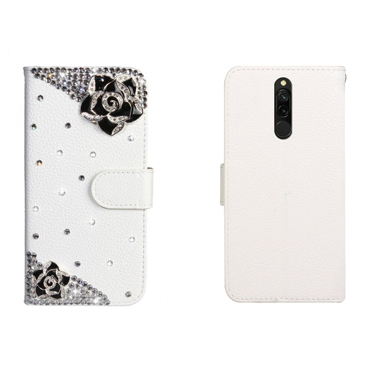 Estuche de cuero con diamantes de imitación ...