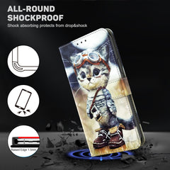 Estuche para teléfono de cuero pintado en 3D...