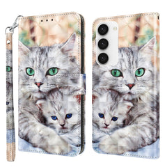 Estuche para teléfono de cuero pintado en 3D...