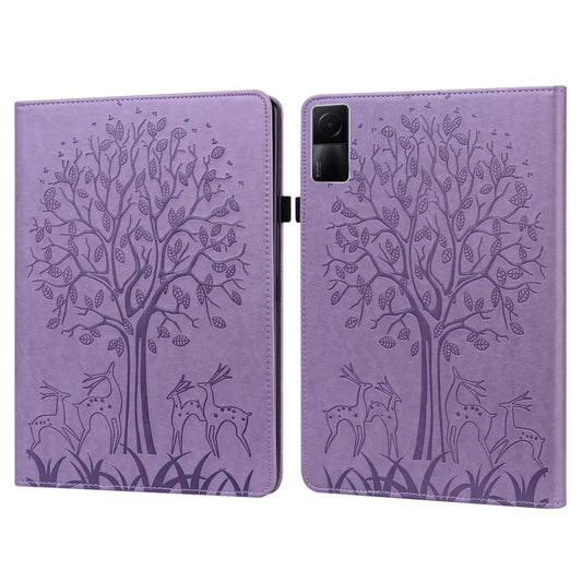 Estuche para tableta de cuero estampado pren...