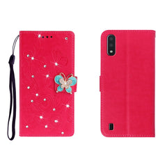 Estuche de cuero en relieve con mariposa de ...