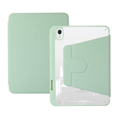 Funda de cuero para tableta con soporte gira...