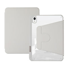 Funda de cuero para tableta con soporte gira...