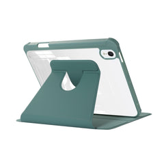 Funda de cuero para tableta con soporte gira...