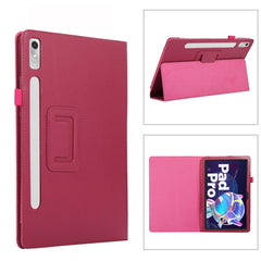 Estuche para tableta de cuero con textura Li...