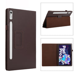 Estuche para tableta de cuero con textura Li...