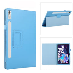 Estuche para tableta de cuero con textura Li...