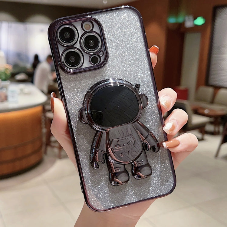 Estuche para teléfono con polvo de brillo de...
