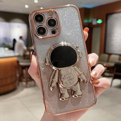 Estuche para teléfono con polvo de brillo de...