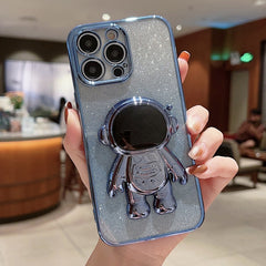 Estuche para teléfono con polvo de brillo de...