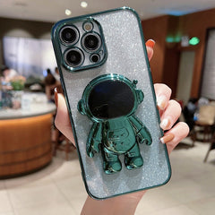 Estuche para teléfono con polvo de brillo de...