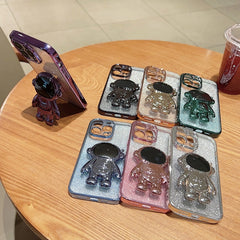 Estuche para teléfono con polvo de brillo de...