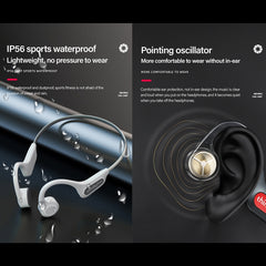 Auriculares deportivos Bluetooth inalámbricos de conducción ósea