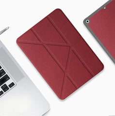 Mutural Smart Funda de cuero para tablet con...