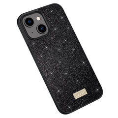SULADA PC + TPU Funda de cuero con purpurina...