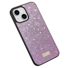 SULADA PC + TPU Funda de cuero con purpurina...