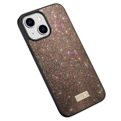 SULADA PC + TPU Funda de cuero con purpurina...