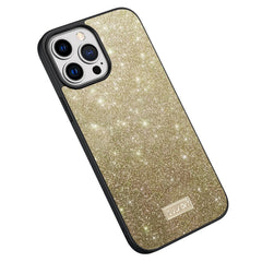 SULADA PC + TPU Funda de cuero con purpurina...