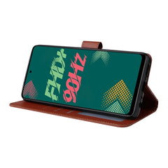 Estuche multifuncional de cuero con tapa hor...