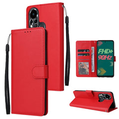 Estuche multifuncional de cuero con tapa hor...
