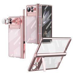 Estuche para teléfono con bisagras magnética...