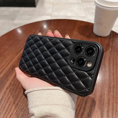 Estuche para teléfono de piel de cordero con...