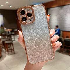 Estuche para teléfono TPU con brillo de colo...