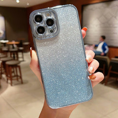 Estuche para teléfono TPU con brillo de colo...