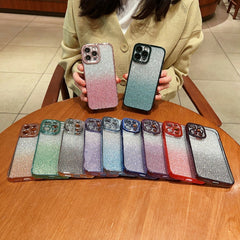 Estuche para teléfono TPU con brillo de colo...